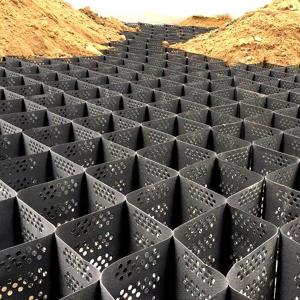 Quality 1.1mm-1.7mm Thickness HDPE Geocell for Road Soil Stabilization and Slope Protection wholesale