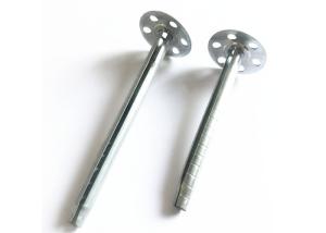 China Rock Wool Galvanized Steel Insulation Anchor Pins 8mm Tube 35mm Disc Base on sale