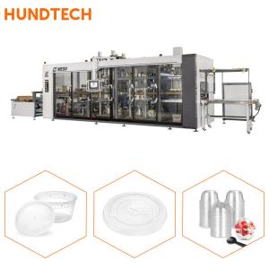 Quality 4 Pillar Hydraulic Plastic Pot Thermoforming Machine Biodegradation wholesale