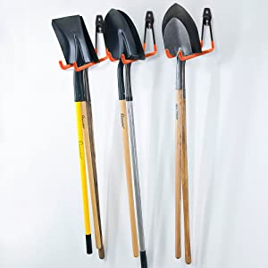 Wall Mount Heavy Duty Tool Rack for Organizing Power Tools and Bulk Items in Your Garage