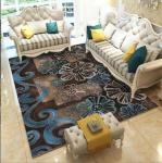 80*120cm Blending Crystal Velvet Living Room Floor Carpets Modern Simple