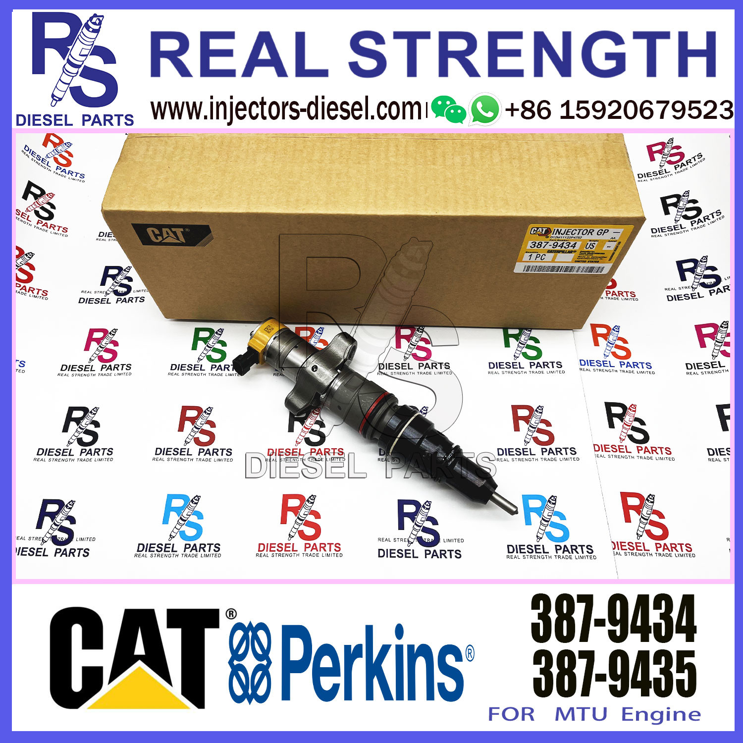 CAT Fuel Injectors 387-9434 328-2574 Cat C9 Injector 387-9433 For Caterpillar C9 Engine Parts