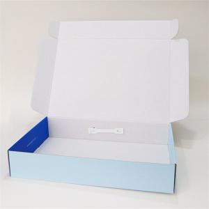 Quality Custom Logo Folding Flat 3-Ply Corrugated Cardboard Kraft Paper Box for Household Pillow Sports Fitness Organization wholesale