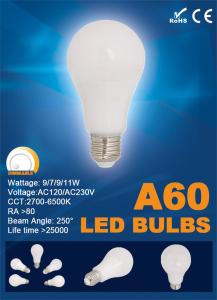 Quality A60 LED BULBS Commercial LED Light 25000T 250° Beam Angle SEC-L-BX104 wholesale
