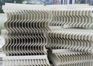 Quality PP 300mm Chevron Demister Vane Pack Separator Anti Corrosion wholesale