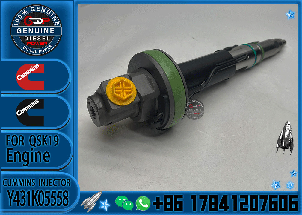 Car Engine Systems Assembly Fuel Diesel Injector Y431K05558 Y431K05417 4964170 4964171 2867149 For Cummins QSK19 Diesel