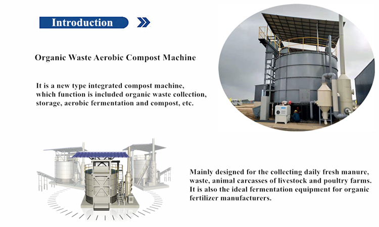 Local Service Location Industrial Composting Machine for Horse Waste Management