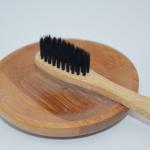 Adult Children Bamboo Toothbrush Charcoal Biodegradable Disposable