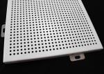 Roof Aluminum Wall Panels / Perforated Acoustic Metal Ceiling Tiles Sheet