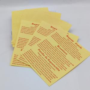 Quality Printed Inflatable Repair Patches Waterproof Rectangular Swimming Pool Repair wholesale
