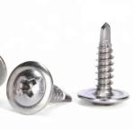 Recessed Self Drilling Tapping Screws Shallow Flange Pan Washer Head