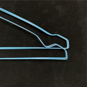 Quality Notched Painting Wire Clothes Hangers , Portable Coat Hanger For Laundry Factory wholesale