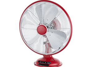 Quality Solid Metal Desk Fan 3 Speed Oscillating Brushed Metal Nickel ETL Listed wholesale