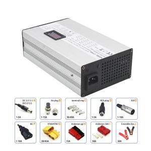Quality 15A 48V Li Ion Bluetooth Battery Charger Lithium LED Display wholesale