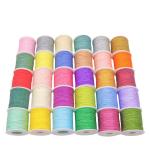Braided Jade Chinese Knot Rope 100M 0.8mm Nylon Rat Tail Lace Rope for Jewelry