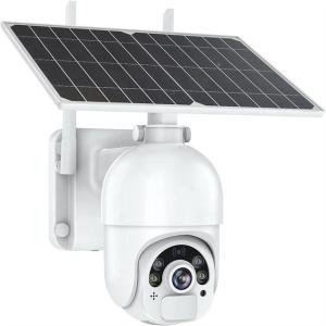 Quality 30M IR Tuya Smart Camera Solar Powered Long Range Wireless Security Camera wholesale