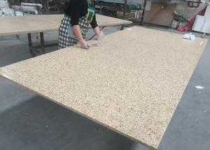 Quality Bamboo Green Artificial Granite Quartz Slab Countertops Stone Kitchen Tops wholesale