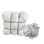 secondary shirt White Knitting Cotton wiping Cleaning Rags