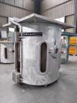 Metallurgy Turnkey 3t Medium Frequency Steel Ingot Furnace Aluminium Shell /