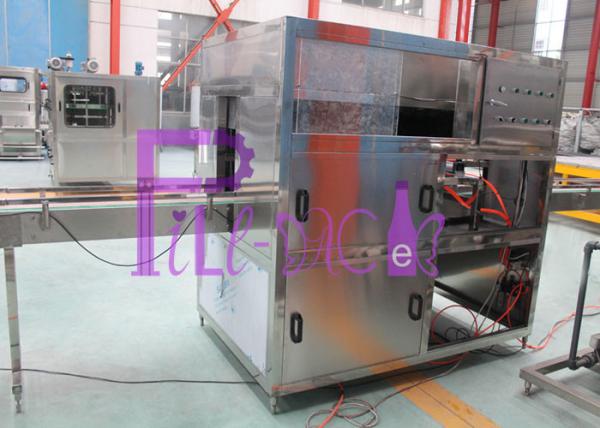 Barrel Water Filler 5 Gallon Water Filling Machine Plant 450 BPH For Minear