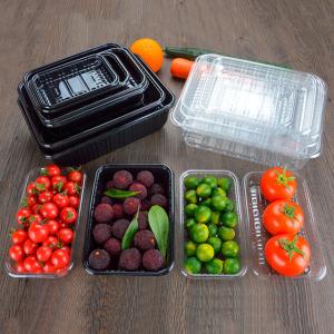 Quality PET Rectangular Transparent FDA Frozen Food Tray Packaging wholesale
