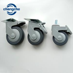 Quality Swivel 125mm Castor Wheels Stem Mount Casters For Hospital Bed wholesale