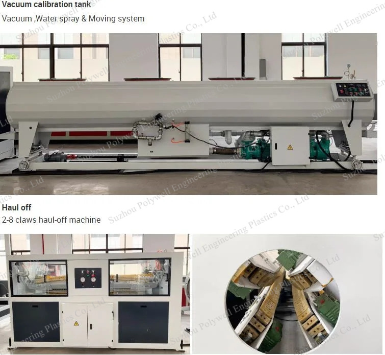 Plastic Twin Screw PVC Extruder Pipe Production Extrusion Making Machine