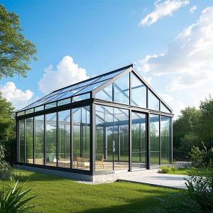 Quality Custom Aluminium Glass House UV Protection Outdoor Glass Sunroom wholesale