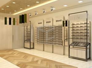 Quality Hierarchy Optical Shop Display Cabinets Racks Display 10mm Thick Tempered Glass Loaded wholesale