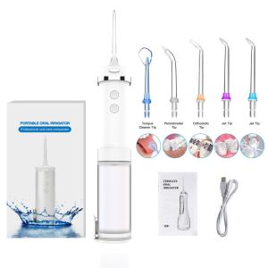 Quality Cordless Mini Dental Oral Irrigator , 200ml Smart Dental Water Jet wholesale