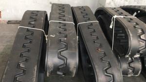 Quality Infrastructure Rubber Tracks Asphalt Paver Parts With 53 Links wholesale