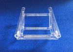 High Quality Customized Clear Quartz Boats Railboat for wafer