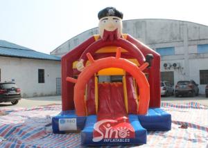 China Outdoor Pirate Inflatable Bounce Slide Combo For Kids Outdoor Party Fun on sale