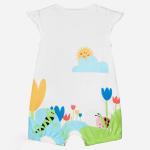 100% organic cotton Rompers short summer sleeve romper for baby boy girl rompers
