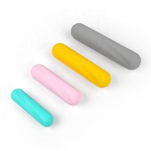 Quality Silicone Colorful Dumbbell For Kids Gym Fitness Women 0.5 / 1 / 1.5 / 2kg wholesale