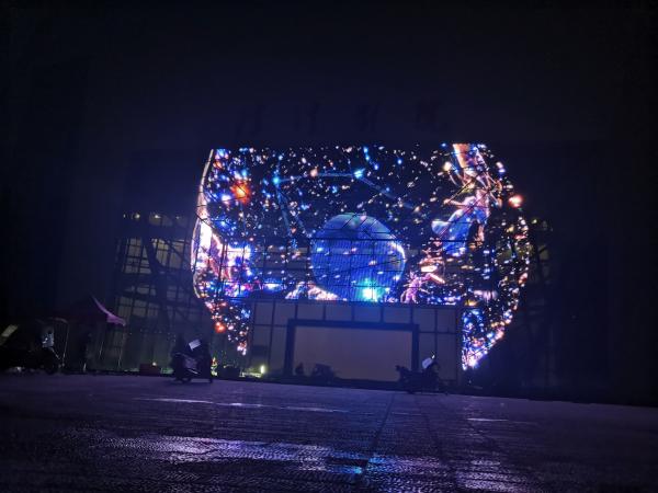 The Newest Waterproof Indoor Outdoor P31.25 Led Curtain Transparent Led Display