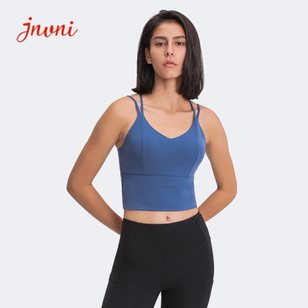 Factory Of Yoga Sports Bra Sports Bra Criss Cross Back Strappy Yoga Bra Top With
