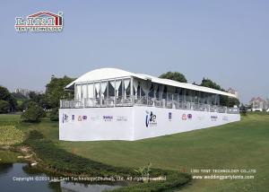 Quality Glass Walls 10m X 20m Dome Roof Arcum Tent For Golf Games wholesale