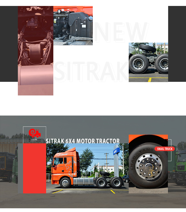 2023 Sinotruck Howo SITRAK C7H G7 4x2 6x4 Tractor Truck Tractor Head in Africa Gross Vehicle Weight 25000 kg