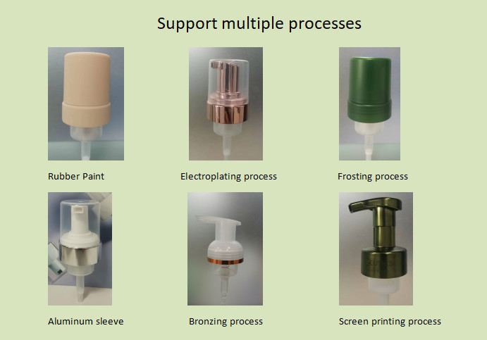 0.8cc Plastic Foam Bottle Dispenser With 43/410，40/410，43/400 Specification
