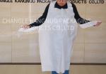 Adults Disposable PE Aprons White Color HDPE LDPE Embossed On The Roll