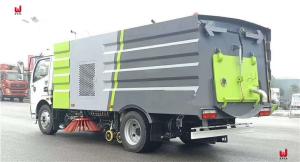 Quality Vacuum LHD Street Sweeper Truck 6m3 4x2 Road Cleaning Truck wholesale