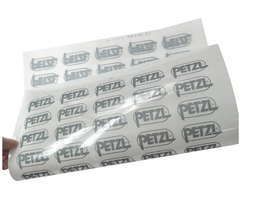 OEM Glitter Heat Transfer Labels For Apparel Reflective Garment