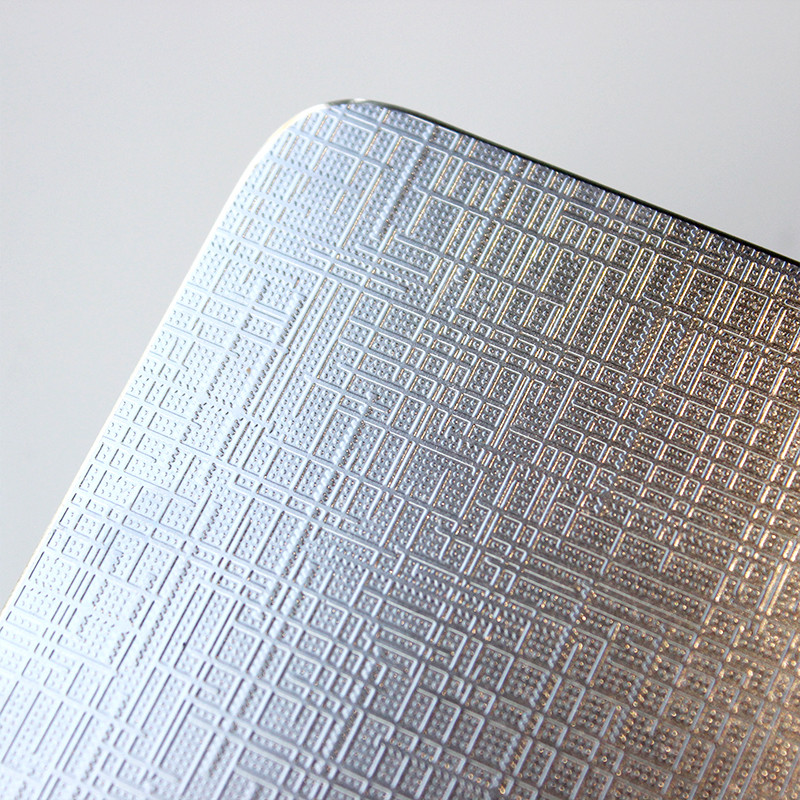 China Factory Customized With Pattern Anti-Scratch Finish 0.5mm Stainless Steel Sheet