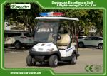 White 4 Seater Electric Security Patrol Vehicles 48V 3.7KW Aluminum Material