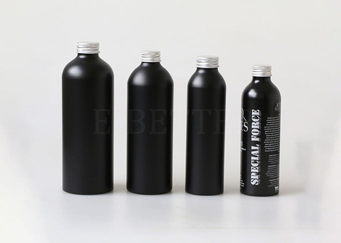 Support heat transfer printing 150ml matte Black Aluminum Cosmetic spray Bottles