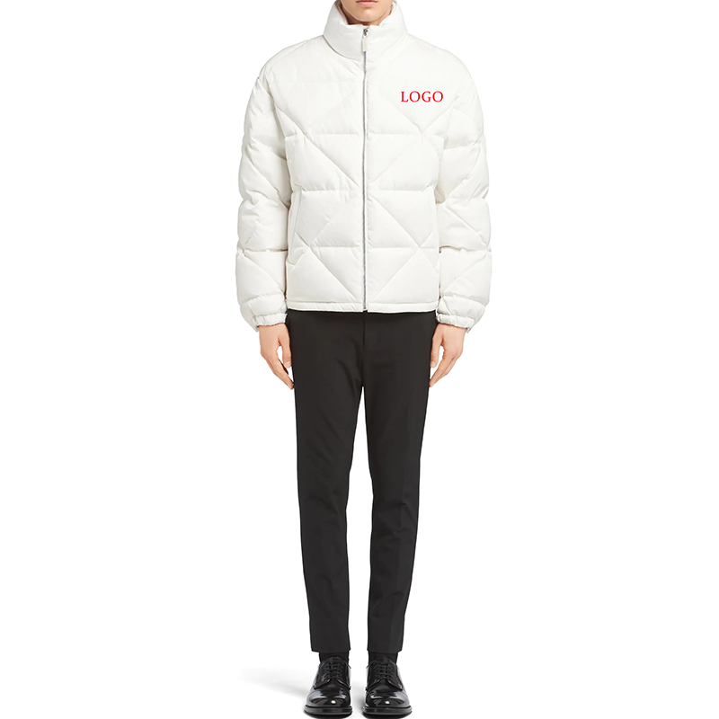 High Quality Winter Jacket Men Warm Coat Mens Stand Collar Puff Jackets Solid Color Coat Male Fashion Men Jacket