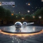 Large Outdoor Metal Forging Stainless Steel Garden Ornaments Planet