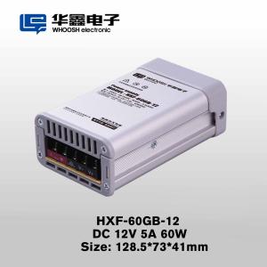 Quality 86% Efficiency LED Driver 60W 12V 5A LED Power Supply 128*73*41mm wholesale