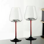 Burgundy Red Wine Glass Goblet Elegant Europe-Style Champagne Flute Crystal